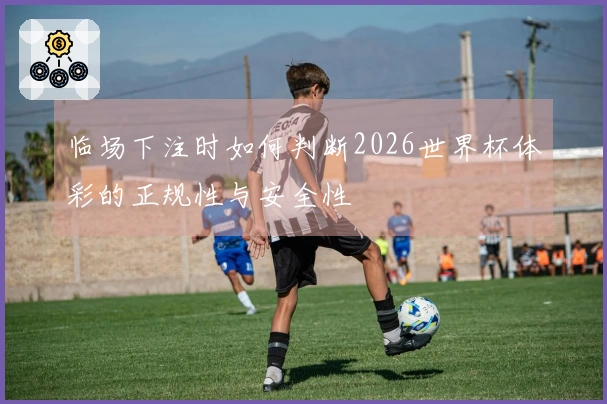 临场下注时如何判断2026世界杯体彩的正规性与安全性